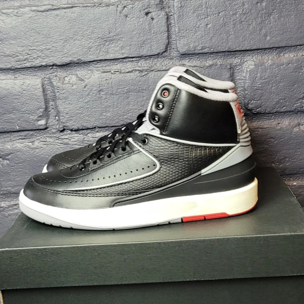 Nike Air Jordan 2 Retro Black Cement Mens & GS DR8884-001 New Size 6